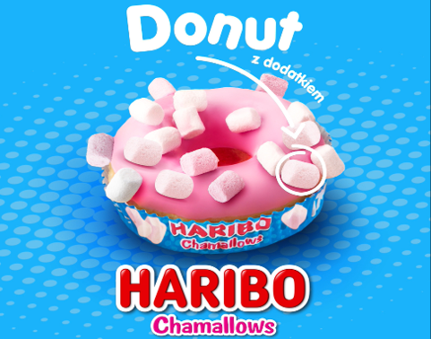 Donut z piankami CHAMALLOWS od HARIBO